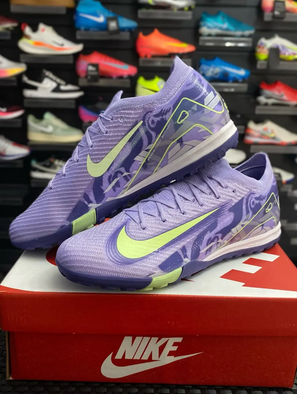 Nike Nike Air Zoom Mercurial Lila y Lima — botín, foto principal