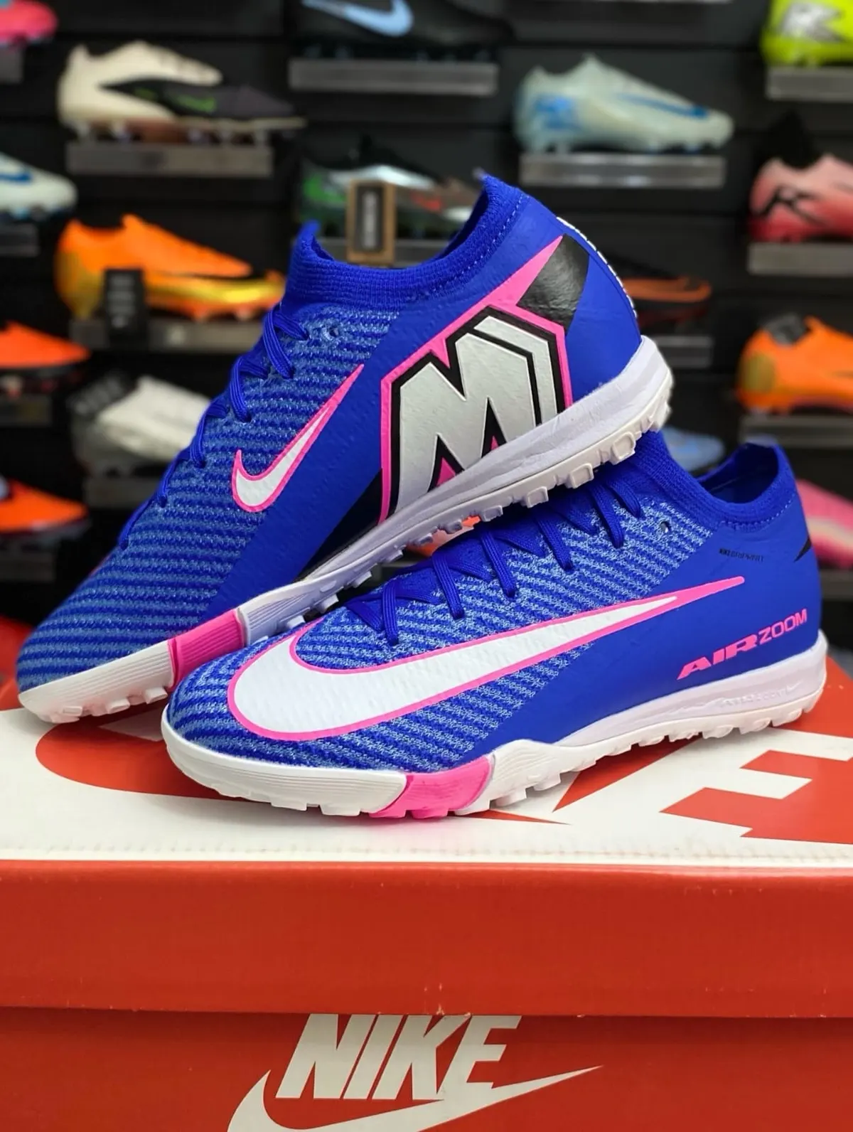 Nike Nike Air Zoom Mercurial Azul y Fucsia — botín, foto principal