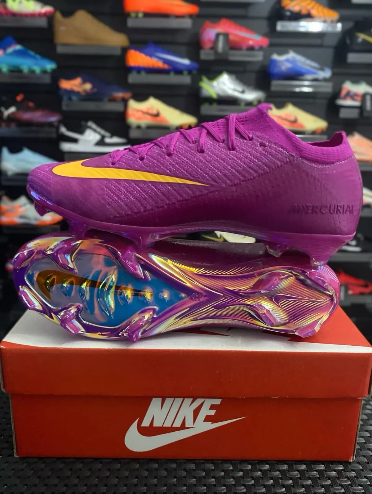 Nike Nike Air Zoom Mercurial Violeta y Amarillo — botín, foto principal