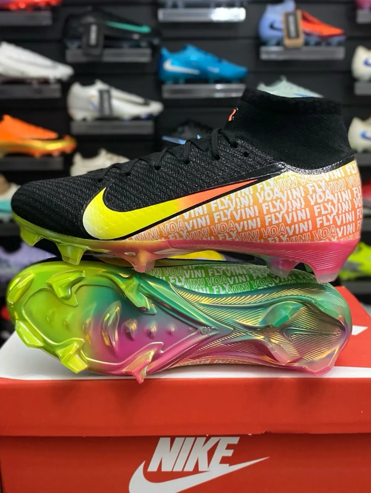 Nike Nike Air Zoom Mercurial Negro y Amarillo — botín, foto principal