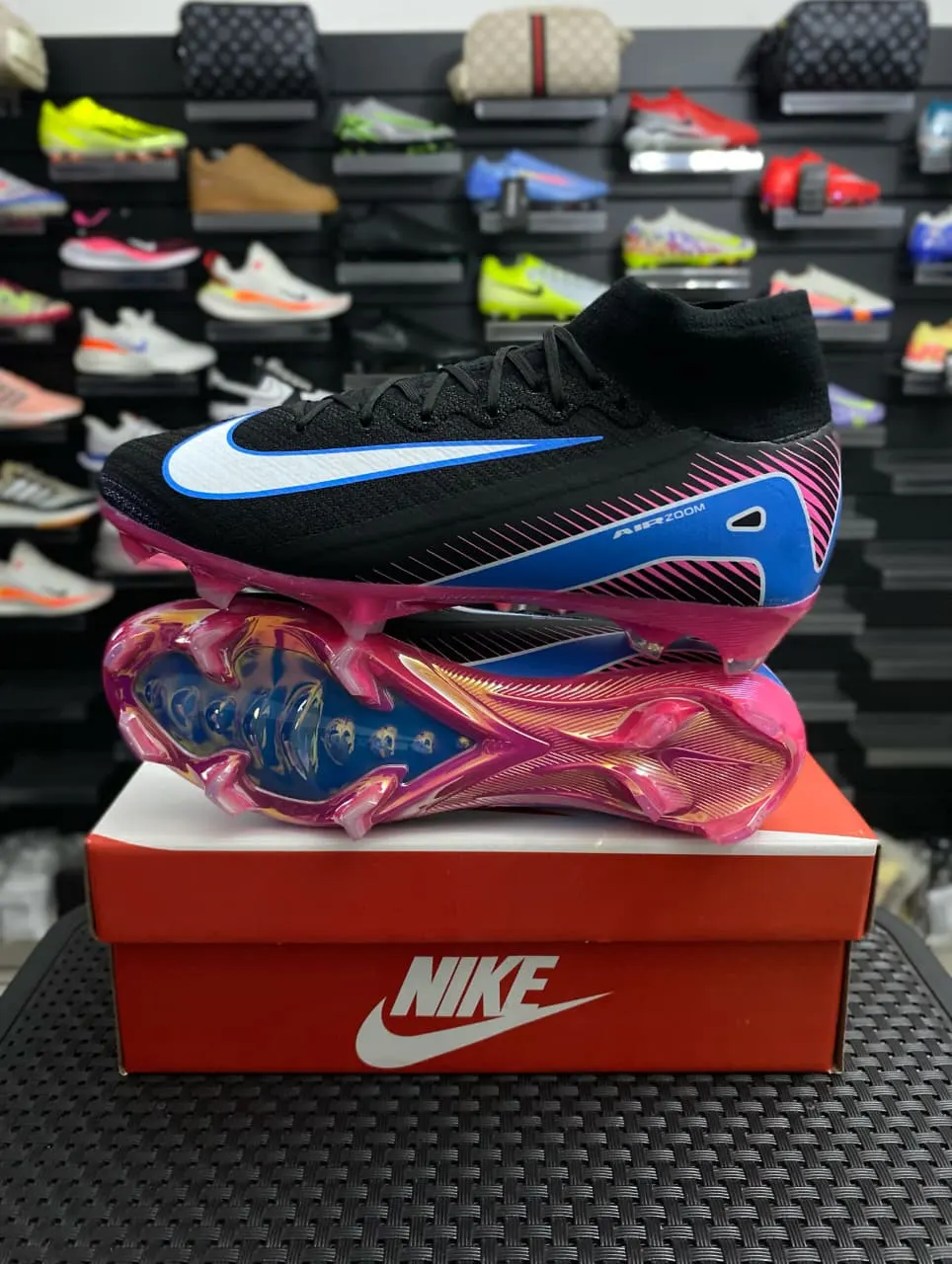 Nike Nike Air Zoom Mercurial Negro y Azul — botín, foto principal