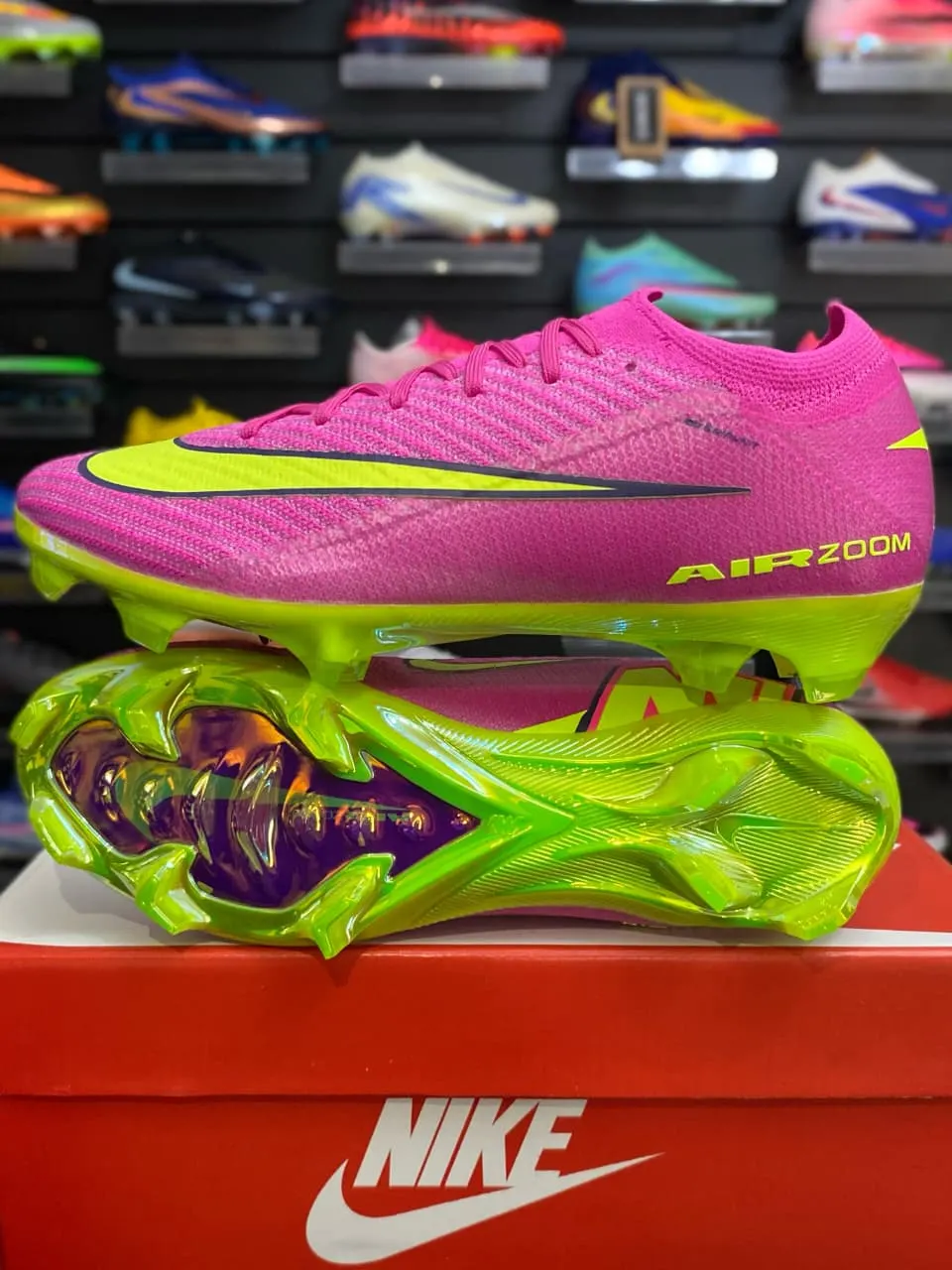 Nike Nike Air Zoom Mercurial Fucsia y Lima — botín, foto principal