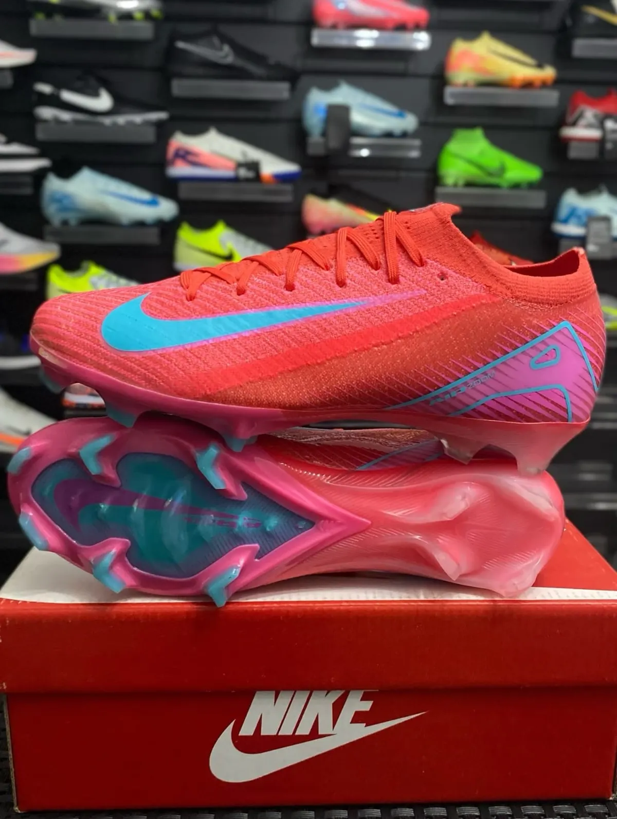 Nike Nike Air Zoom Mercurial Coral y Azul — botín, foto principal