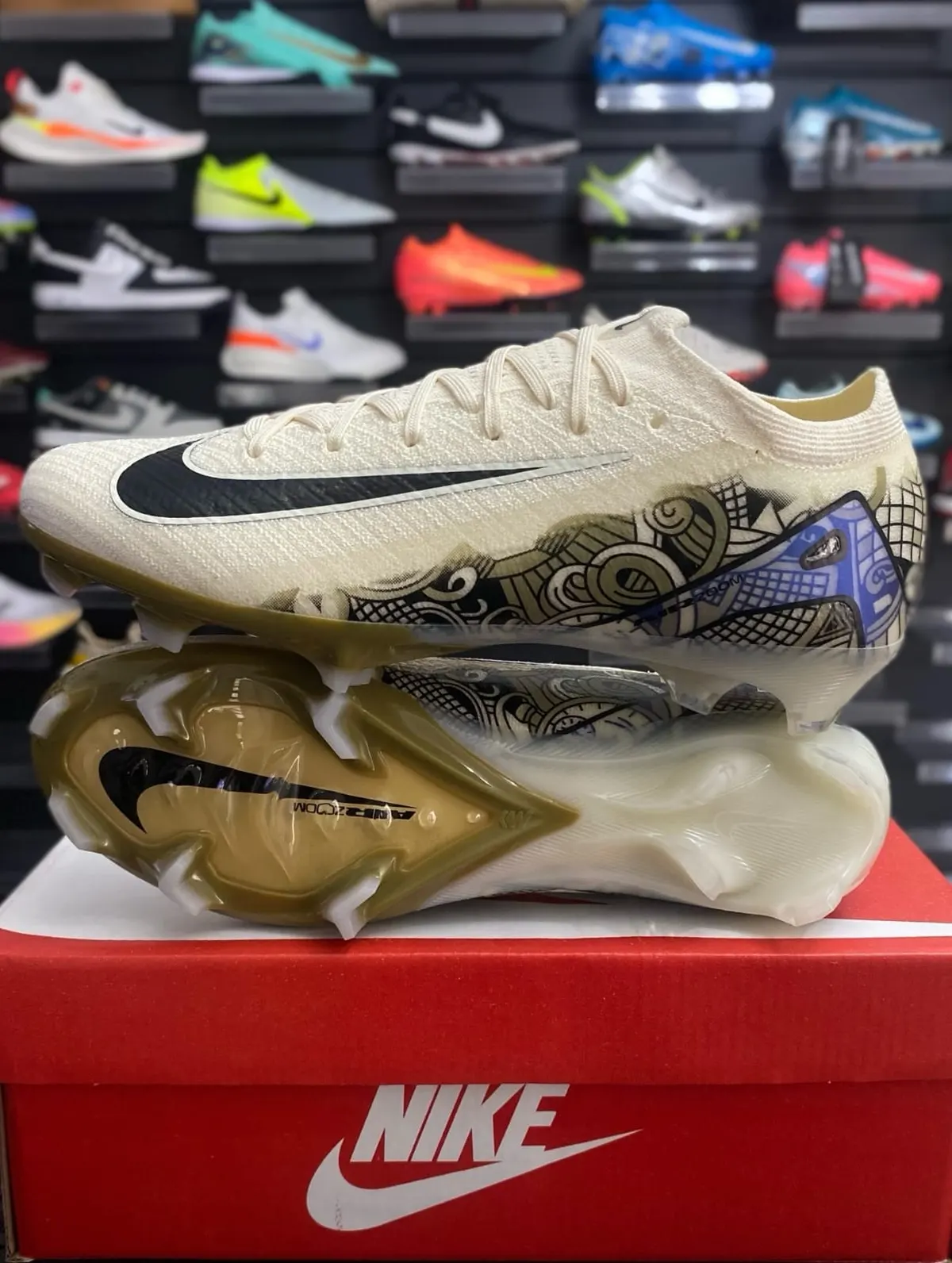 Nike Nike Air Zoom Mercurial Crema Tribal Dorado — botín, foto principal